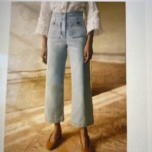 Sezane Emilio jeans - high rise sz 38